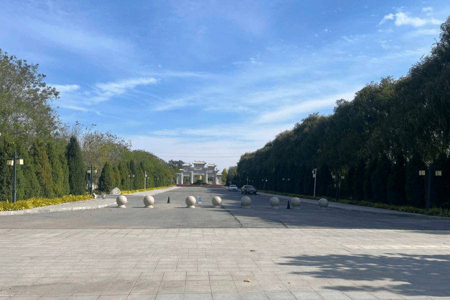 施孝陵园景观图